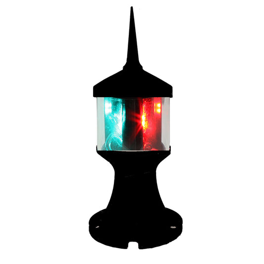 Lunasea Tri-Color/Anchor Zero Emission Light Fixture - 12V - Black [LLB-73BK-01-BB]