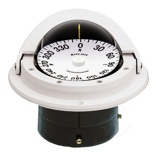 Ritchie F-82W Voyager Compass - Flush Mount - White [F-82W]