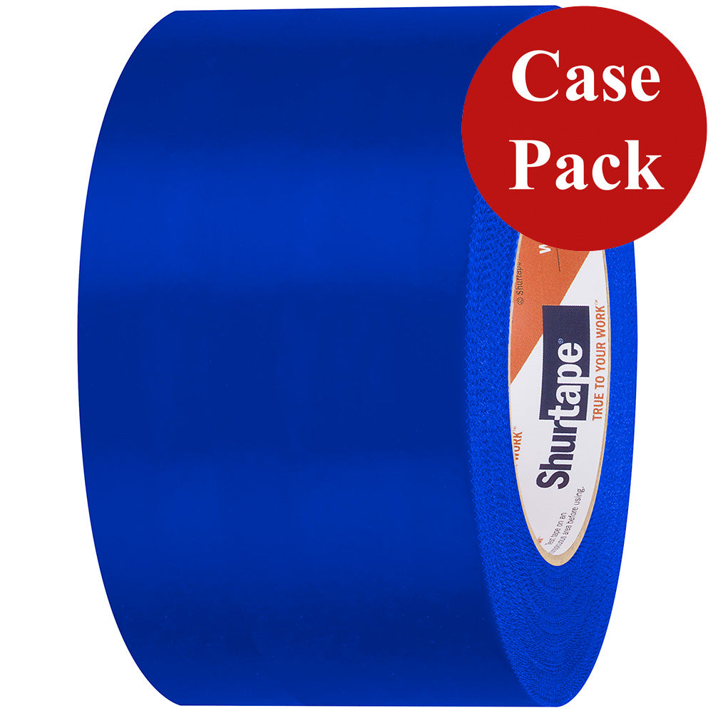 Shurtape UV-Resistant Marine Heat Shrink Tape - 72MM x 55M Roll - Serrated Edge Blue *Case of 16 Rolls* [105742C]