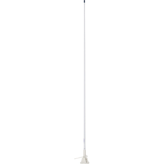 Scout 5' White VHF Antenna 3dB Lift  Lay Mount w/5M RG-58 [PF AN NVHF00005]