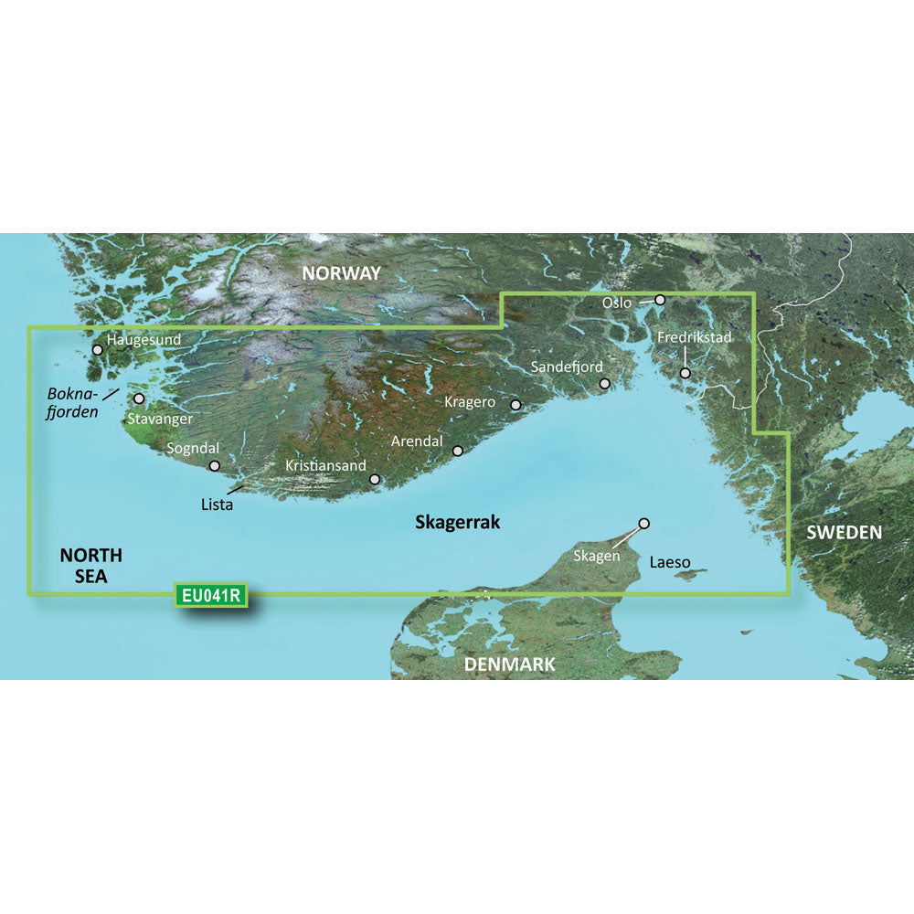 Garmin BlueChart g3 HD - HXEU041R - Oslo - Skagerak - Haugesund - microSD/SD [010-C0778-20]