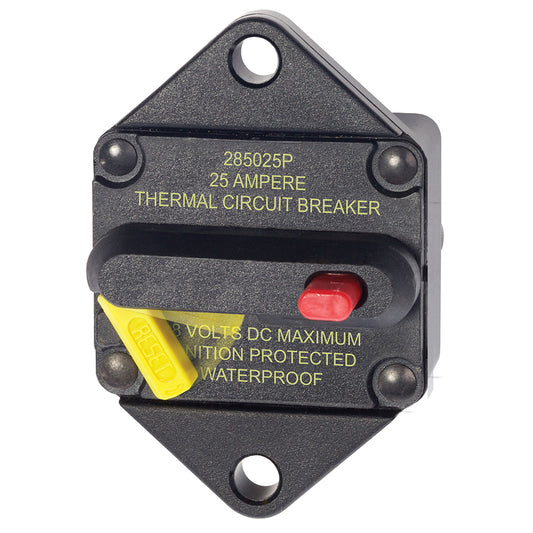 Blue Sea 7080 25 Amp Circuit Breaker Panel Mount 285 Series [7080]