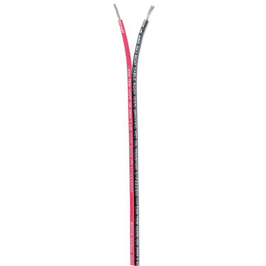 Ancor Ribbon Bonded Cable - 16/2 AWG - Red/Black - Flat - 250' [153125]