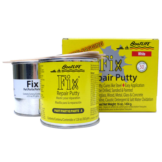 BoatLIFE Fix Repair Putty - 16oz - White [1196]