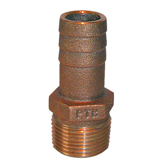 Groco Bronze Pipe to Hose Straight Fitting