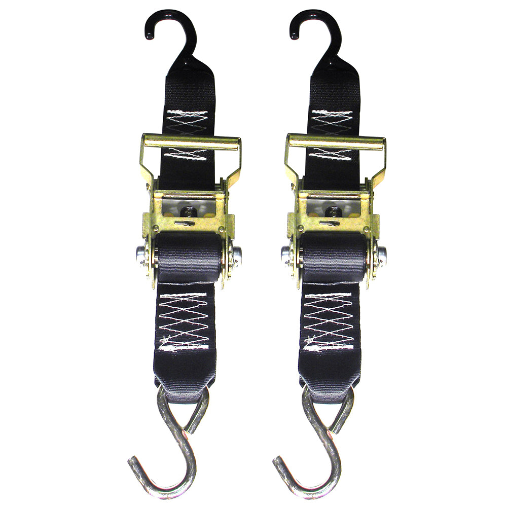 Rod Saver Heavy-Duty Ratchet Trailer Tie-Down - 2" x 3 - Pair [R2TTD3]